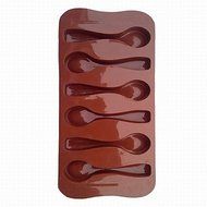 Sher Fashion DIY Spoon Style Eco-Friendly Silicone Chocolate Cake Tools Barware Kitchen N3