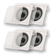 Acoustic Audio CS-I62S-2PR 250 Watt 6.5&quot; 2-Way Home Theater In-Wall/Ceiling Speakers (2-Pair)