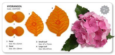 Hydrangea Set Of 4 Cutter