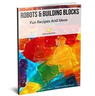 Best Candy Molds &amp; Ice Cube Mold for Lego Lovers with Bonus Recipe eBook by Americas Best Buys (4-Pack) N5