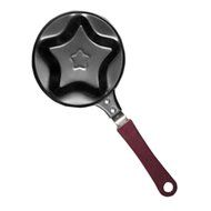 Cute Star Utility Mini Poached Egg/Cake Pan Nonstick Cast Iron Skillet/4.7*5.5''