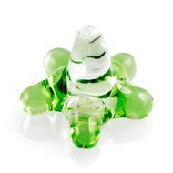 Glass Daisy Style Flower Screens (universal, clear) 10 PCS N2