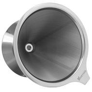 Pour Over Coffee Maker - Stainless Steel Permanent Dripper Serves up to 4 Cups of Robust Coffee and Tea - Reusable... N7