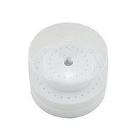 Carejoy&reg; Rotating Bur Holder Jewelers Burs Case Bur Block / Holder / Box Round Shape 60 Holes N2