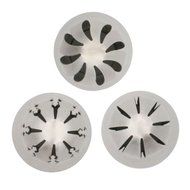 3PCS/Set Russian Piping Tips, SOOKOO Sphere Ball Tips Russian Icing Piping Nozzles Pastry Cake Fondant Cupcake... N13