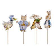 Skylove Cake Toppers Flags Banner Birthday Cake Flags Decoration Party Partners Design Mini Cake Decor Kit,Rabbit... N4