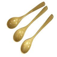 XHHOME 3pcs Natural Solid Wood Coffee Scoop Icecream Spoon Made of Cedarwood 5.7"1.2 N2
