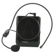 Portable Mini Voice Amplifier For Teaching Guiding Speaker Presentations Up To 15 Hours 20W With Microphone (Black) N2