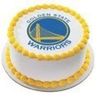 Golden State Warriors Licensed Edible Cake Topper #3696