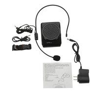 Portable Mini Voice Amplifier For Teaching Guiding Speaker Presentations Up To 15 Hours 20W With Microphone (Black) N4