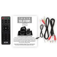 Theater Solutions TS215 Home 2.1 Speaker System FM Tuner USB / SD Inputs Multimedia N2
