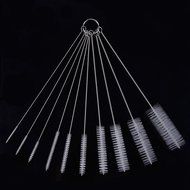 eBoot 10 Pieces Nylon Tube Brush Pipe Cleaning Brushes, White N4
