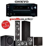 Onkyo TX-NR757 7.2-Channel Network A/V Receiver + Polk Audio TSi 500 + Polk Audio TSi 200 + Polk Audio CS10 +...