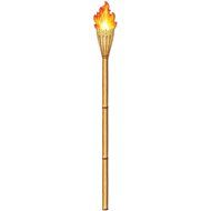 Beistle 54479 Jointed Tiki Torch, 6-Feet