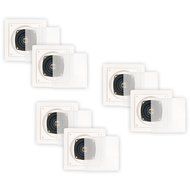Blue Octave LS42 In Wall In Ceiling Speakers Home 1260 Watts New 3 Pair Pack LS42-3PR
