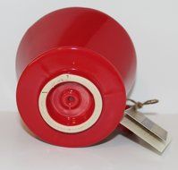 Glory &amp; Grace Red Ceramic No. 4 Coffee Tea Dripper Filter Cone, Includes Unbleached Filters N6