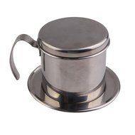 TTnight Stainless Steel Strainer Metal Vietnamese Coffee Drip Cup Filter Maker N2