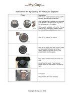 My-Cap's Cap to Reuse Capsules for Nespresso VertuoLine Brewers N3