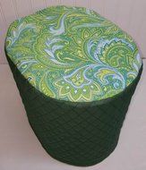 Quilted Green Blue Paisley Keurig Coffee Brewing Systems Cover (K2.0 K200 &amp; K250, Navy Blue) N2
