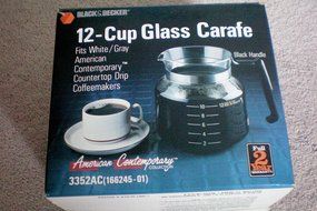 Black &amp; Decker Glass 12-Cup Carafe