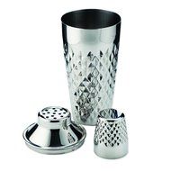 Seneca&trade; Stainless Steel Faceted Cocktail Shaker by Viski N2