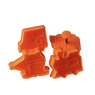 Y&amp;XL&amp;H 4PCS Little Car Pattern Cake and Cookie Cutter Mold N3
