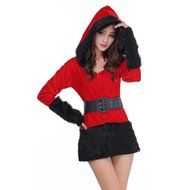 Christmas Fancy Dress ,BeautyVan Women Sexy Santa Christmas Costume Fancy Dress Party Outfit (Black) N6