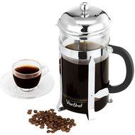 VonShef 12 Cup 48-Oz Glass French Press Cafetiere Coffee Maker N9
