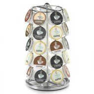 35 Capacity Coffee Pod Carousel in Chrome Finish