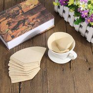 Coffee Paper Filters Yummy Sam&reg; Natural Paper Filters Kitchen Craft Unbleached for 1-4 Cup Moka Pot Keurig Home... N8
