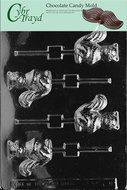 Cybrtrayd A091 Squirrel Lolly Chocolate Candy Mold with Exclusive Cybrtrayd Copyrighted Chocolate Molding Instructions