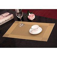 Placemat Fashion PVC Dining Table Mat Disc Pads Bowl Pad Coasters Waterproof Table Cloth Pad N6