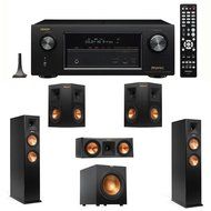 Denon AVR-X3100W 7.2 Channel Full 4K Ultra HD A/V Receiver with Bluetooth and Wi-Fi + 2 Klipsch RP-260F Reference...