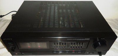 Vintage Sony Acoustic Controlled Integrated Stereo Amplifier TA-AX301 Complete with Audi Video Cables and Online... N2