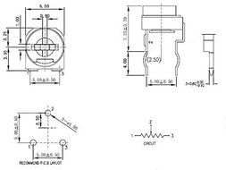 Pack of 65 100R-1M Trimming Potentiometer Top Adjustment RM065 WH06-2 Variable Resistors Assorted Kit