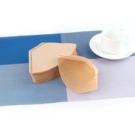 200Pcs Unbleached Coffee Filter Papers Cones Cups Brewer Espresso Strainer Dripper Natural Brown N4