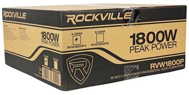 Rockville RVW1800P4 1800w 18" Raw DJ Subwoofer 4 Ohm Sub Woofer 107OZ Magnet N5