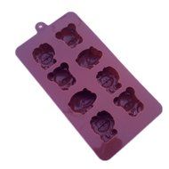 YYZP Silicone Cake Mold Chocolate Mold Cute Hippo Bear Lion Shape (1 pcs) N3