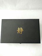 Serenity Tea Wooden and Leather Tea Box With 8 Equally Divided Compartments N16