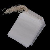 50pcs Drawstring Bags Nut Milk Tea Fruit Juice Strainer Filter Bag (white, 11 x 8cm) N30