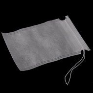 50pcs Drawstring Bags Nut Milk Tea Fruit Juice Strainer Filter Bag (white, 11 x 8cm) N33