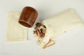50pcs Drawstring Bags Nut Milk Tea Fruit Juice Strainer Filter Bag (white, 11 x 8cm) N35
