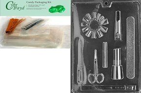 Cybrtrayd J077 Manicure Kit Chocolate Candy Mold with Exclusive Cybrtrayd Copyrighted Chocolate Molding Instructions N2