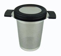 The Tea Makers of London Stainless Steel Tea Strainer With 0.5Mm Micro Filter For One Cup - Pink / Green / Black