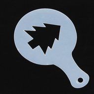 Corner Biz Home - Barista Creative Coffee Art Stencils Template Set 16pcs N8