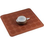 Mujiang Silicone Macaron Kit Decorating Piping Pot Pastry Baking Mat Capacity 30 N8