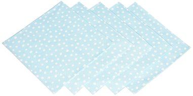 Entertaining with Caspari Dots Guest Towels, Platinum, Pack of 15 N11