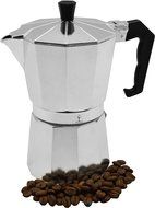 Argon Tableware 6 Cup Italian Style Stove Top Espresso Coffee Percolator. Traditional Design N2