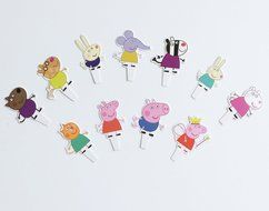 Peppa Pig Characters Cake and Cupcake Toppers (Set of 22) N2