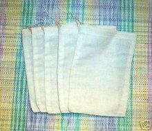 Cotton Muslin Bags 6x8 Inches 25 Count Pack